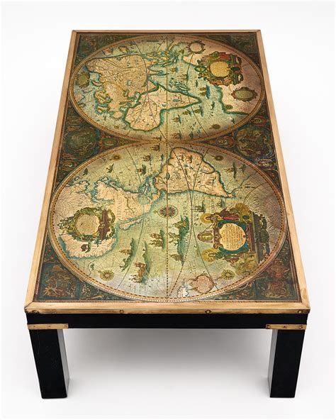 World Map Coffee Table 